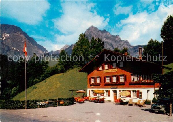 Engelberg  OW Restaurant Boden mit Hutstock Juchlipas