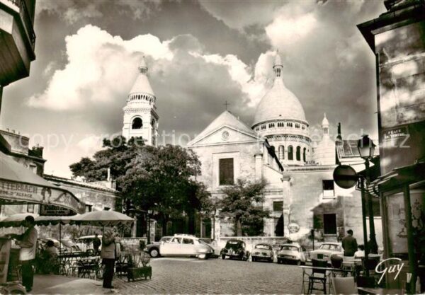Montmartre Paris 75 Eglise Saint Pierre et la Basilique du
