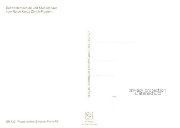 Fluntern Zuerich Schwesternschule und Krankenhaus vom Ro – Bild 2
