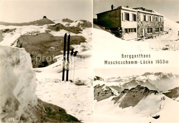Maschcachamm-Luecke 1953m SG Panorama Berggasthaus Maschcachamm-Lück