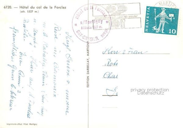 Forclaz Haute-Savoie La 74 Hotel du col de la Forclaz – Bild 2