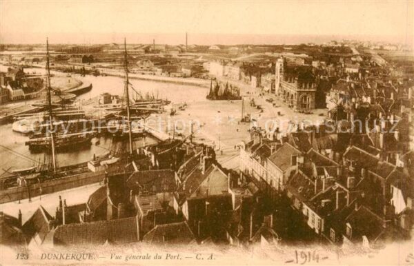 Dunkerque Duenkirchen Vue generale du Port