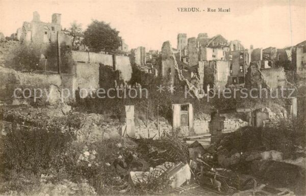 Verdun  55 Meuse Rue Mazel