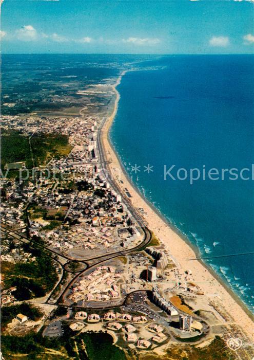 Saint-Jean de Monts Vue d ensemble de la plage vue aérienne
