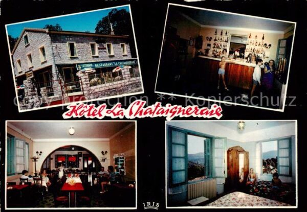 Evisa Hotel La Chataigneraie Bar Gastraum Zim