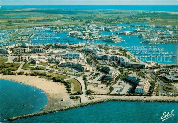 Port-Camargue 30 Vue aerienne Les marinas et les ports d