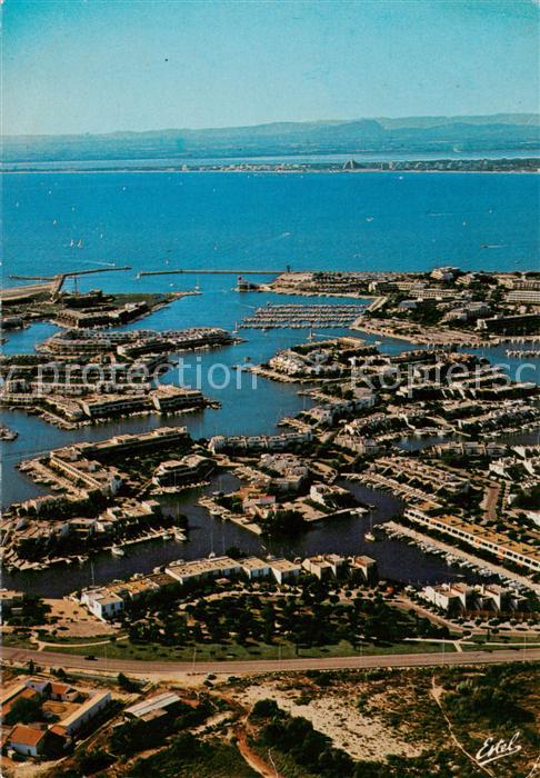 Port-Camargue 30 Vue generale aerienne
