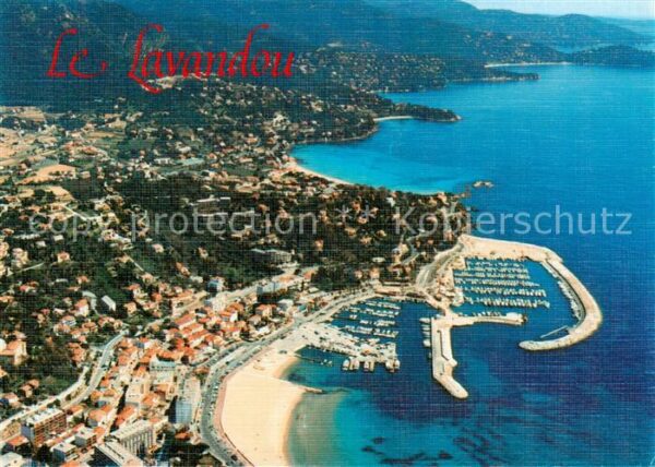 Le Lavandou Vue aerienne du Nouveau Port Perspectiv