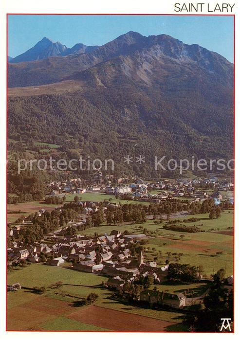 Saint-Lary-Soulan Vue generale et Vielle Aure