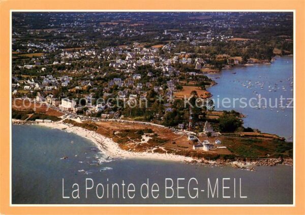 Beg-Meil 29 Finistere La plage des Dunes Vue aerienne
