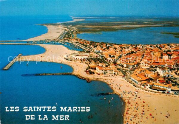 Les Saintes-Maries-de-la-Mer Vue aerienne