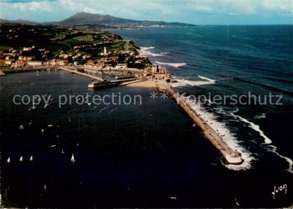 Socoa Saint Jean de Luz Une partie de la Baie Vue aerienne