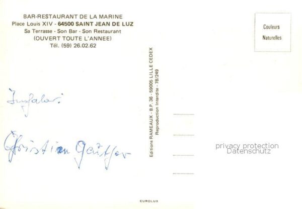 Saint-Jean-de-Luz Bar Restaurant de la Marine – Bild 2