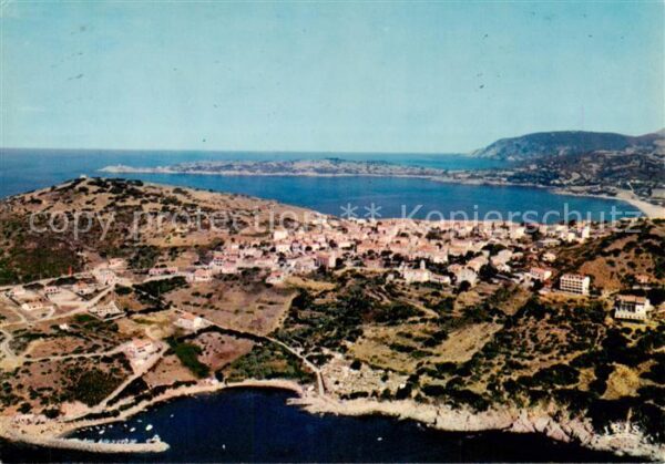 Cargese 2A Corse-du-Sud Vue aerienne de la ville sur le Golfe d