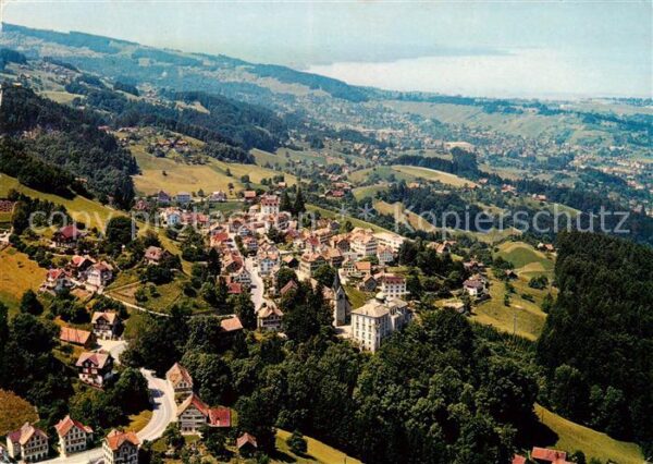 Walzenhausen AR Fliegeraufnahme mit Bodensee