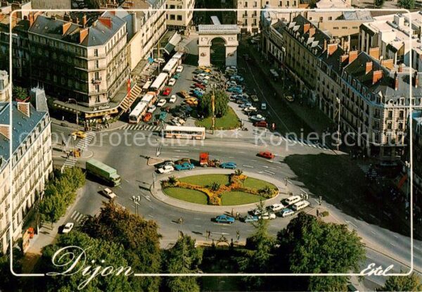 Dijon 21 Cote-d Or Vue aerienne de la place Darcy et de la