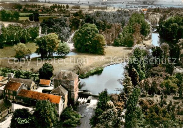 Genelard 71 Saone-et-Loire Le Moulin Vue aerienne