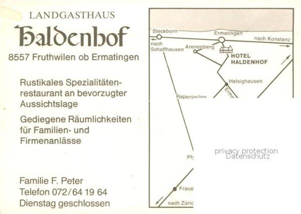 Fruthwilen Landgasthaus Haldenhof – Bild 2