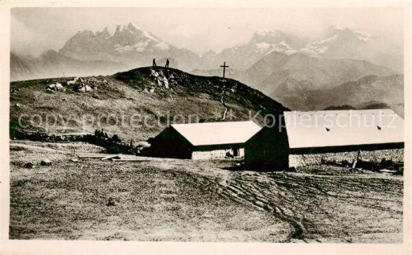 Praz-de-Lys Taninges 74 Haute-Savoie Panorama Aiguilles du Midi Alpes