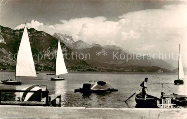 Annecy 74 Haute-Savoie Le lac et ses montagnes et la Tournette