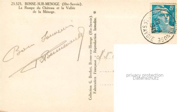 Bonne-sur-Menoge 74 Haute-Savoie La Rampe du Chateau et la Vallee de la – Bild 2