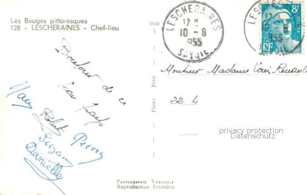 Lescheraines 73 Savoie Les Bauges pittoresques Chef lieu – Bild 2