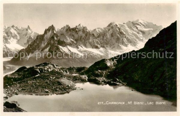 Chamonix 74 Haute-Savoie Mont Blanc Lac Blanc