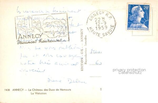 Annecy 74 Haute-Savoie Le Chateau des Ducs de Nemours La Visit – Bild 2