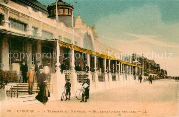 Cabourg 14 Calvados La Terrasse du Kursaal Boulevard des An