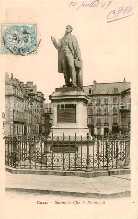 Caen 14 Statue de Elie de Beaumont