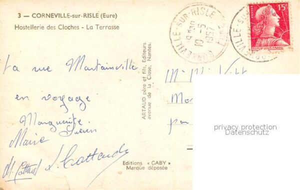 Corneville-sur-Risle 27 Eure Hostellerie des Cloches La Terrasse – Bild 2