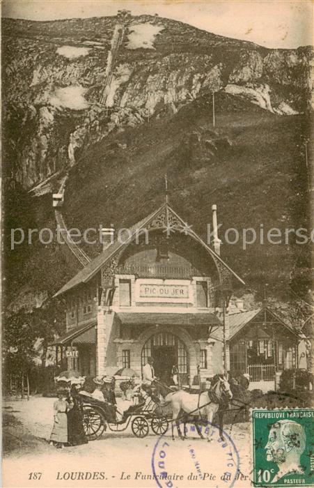 Lourdes 65 Le Funiculaire du Pie du Jer