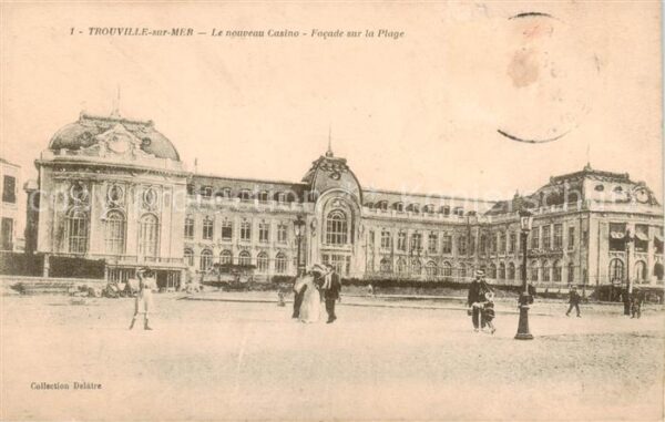 Trouville-sur-Mer Le nouveau Casino Facade sur la Plage