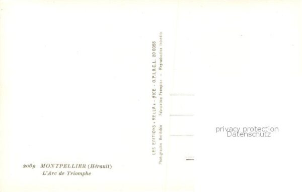 Montpellier Herault Arc de Triomphe – Bild 2