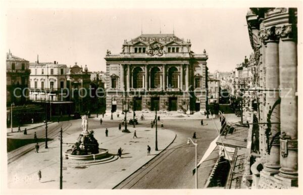 Montpellier Herault La Place de la Comedie