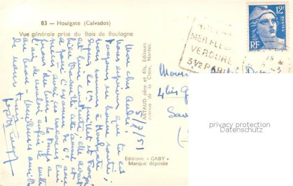Houlgate 14 Calvados Vue generale prise du Bois de Boulogne – Bild 2