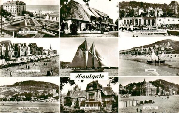 Houlgate 14 Calvados Le Golf miniature Chaumiere Normande Le