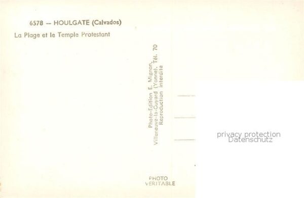 Houlgate 14 Calvados La Plage et le Temple Protestant – Bild 2