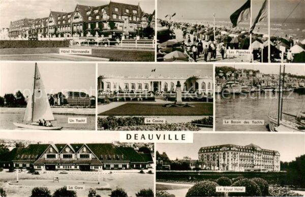 Deauville-sur-Mer Hotel Normandie Les Planches Un Yacht L