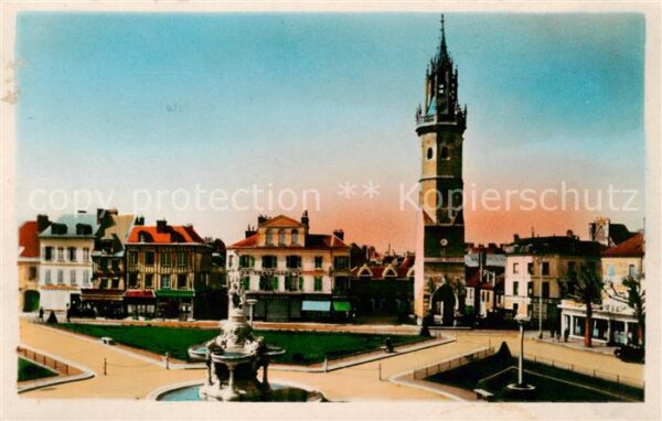 Evreux 27 Eure La place  de l’Hotel de Ville et le Bef