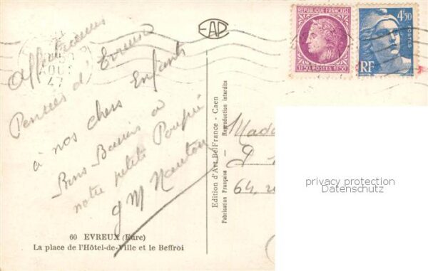 Evreux 27 Eure La place  de l’Hotel de Ville et le Bef – Bild 2