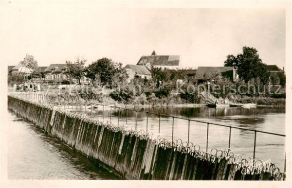 Bray-sur-Seine 77 Barrage et Vue generale de Jaulnes