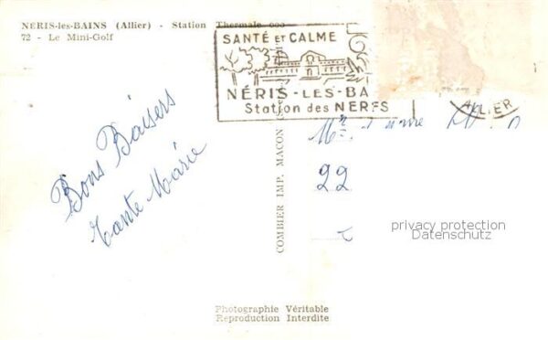 Neris-les-Bains 03 Station Thermale  Le Mini Golf – Bild 2
