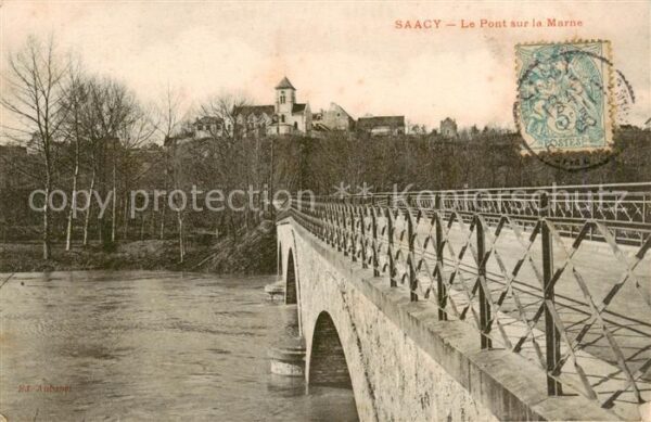 Saacy-sur-Marne Le Pont sur la Marne