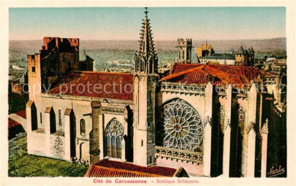 Carcassonne 11 Aude Basilique St Nazaire