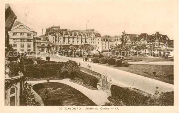 Cabourg 14 Calvados Jardin du Casino