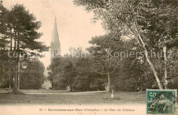 Bernieres-sur-Mer 14 Calvados Le Parc du Chateau L'Eglise