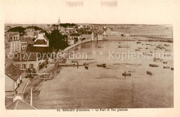 Roscoff 29 Finistere Le Port et Vue generale