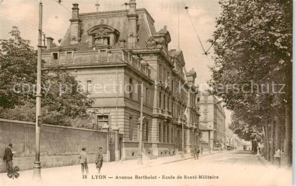Lyon 69 Rhone Avenue Berthelot Ecole de Sante Militai