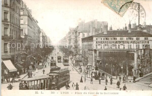 Lyon 69 Rhone Place du Font de la Guillotiere